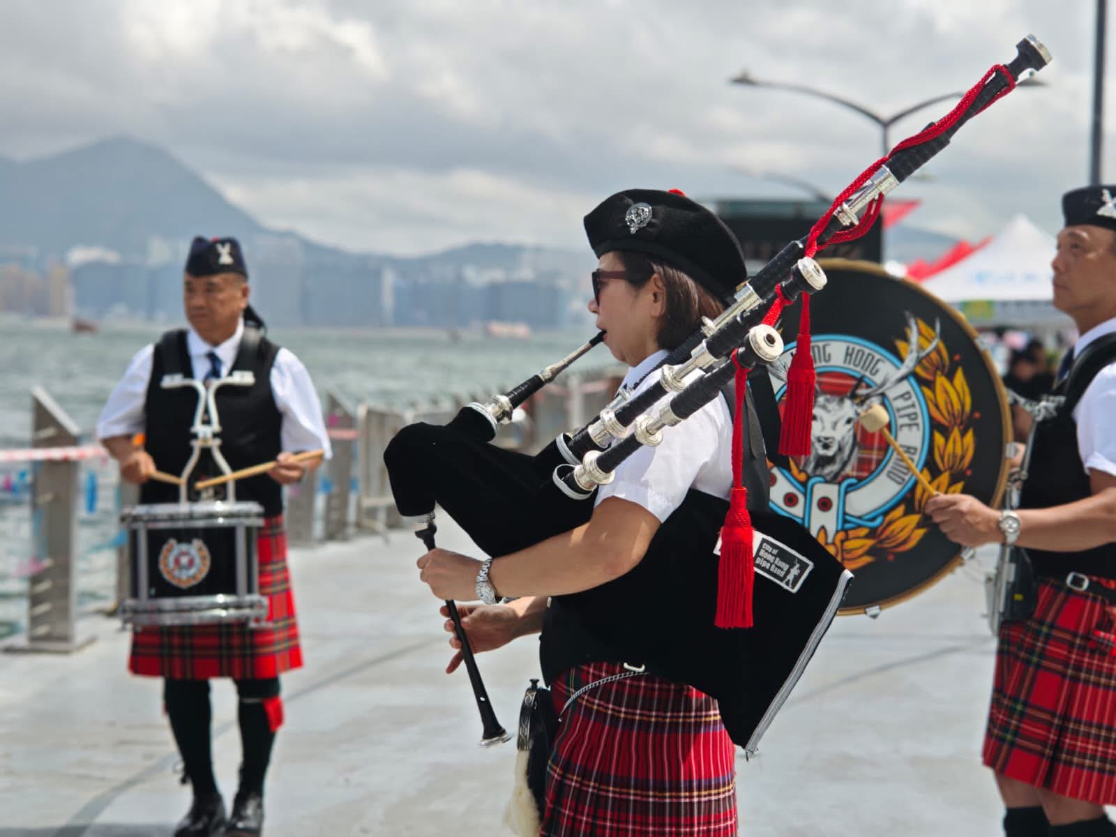 City of Hong Kong Pipe Band Performance 1